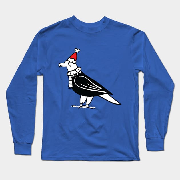 Christmas Bald Eagle Long Sleeve T-Shirt by holidaystore